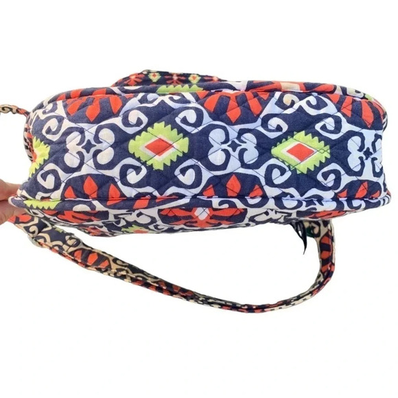 Vera Bradley Sun Valley RETIRED Print Crossbody Bag Southwest Orange Navy Sz OS - Picture 5 of 12